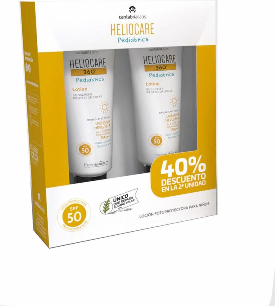 HELIOCARE 360° PEDIATRICS sunscreen lotion SPF50 pack 2 x 200 ml