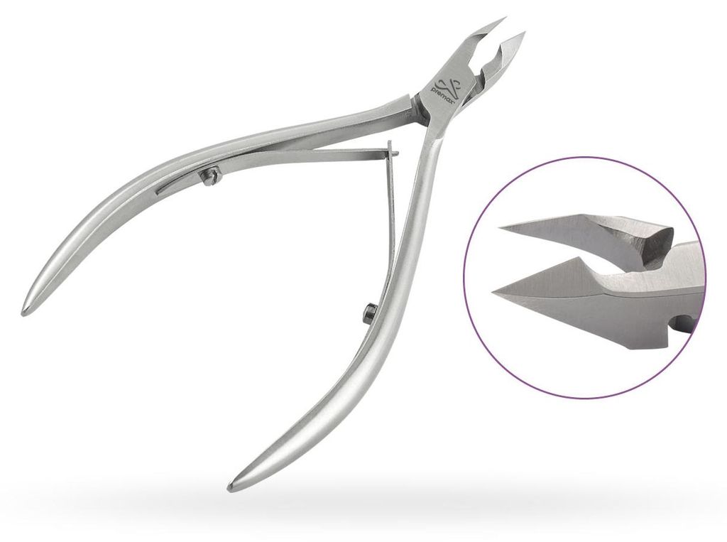 PREMAX Überschneidende Hautknipser, Lanzenspitzen, Doppelfeder - 7 mm Schnitt - KNIPSER - VANITY Koll 87393 Edelstahl AISI 420 10 cm - 4