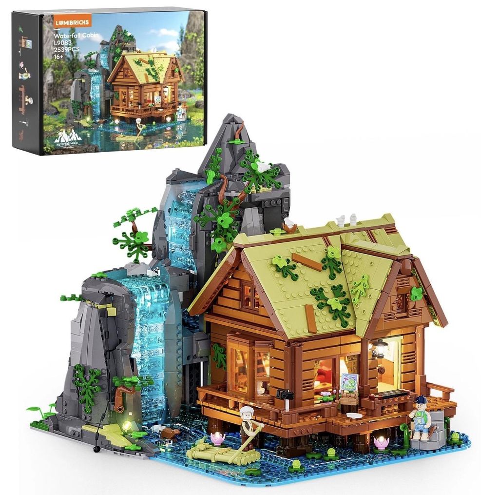 Lumibricks Wasserfallhütte Produktbild 