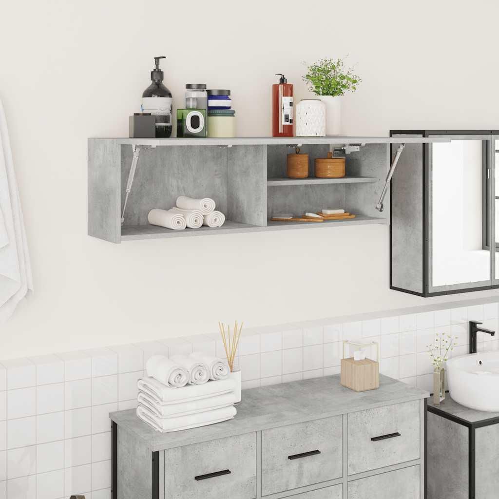 vidaXL Szafka łazienkowa betonowa szara 100x25x30 cm Zdjęcie produktu 