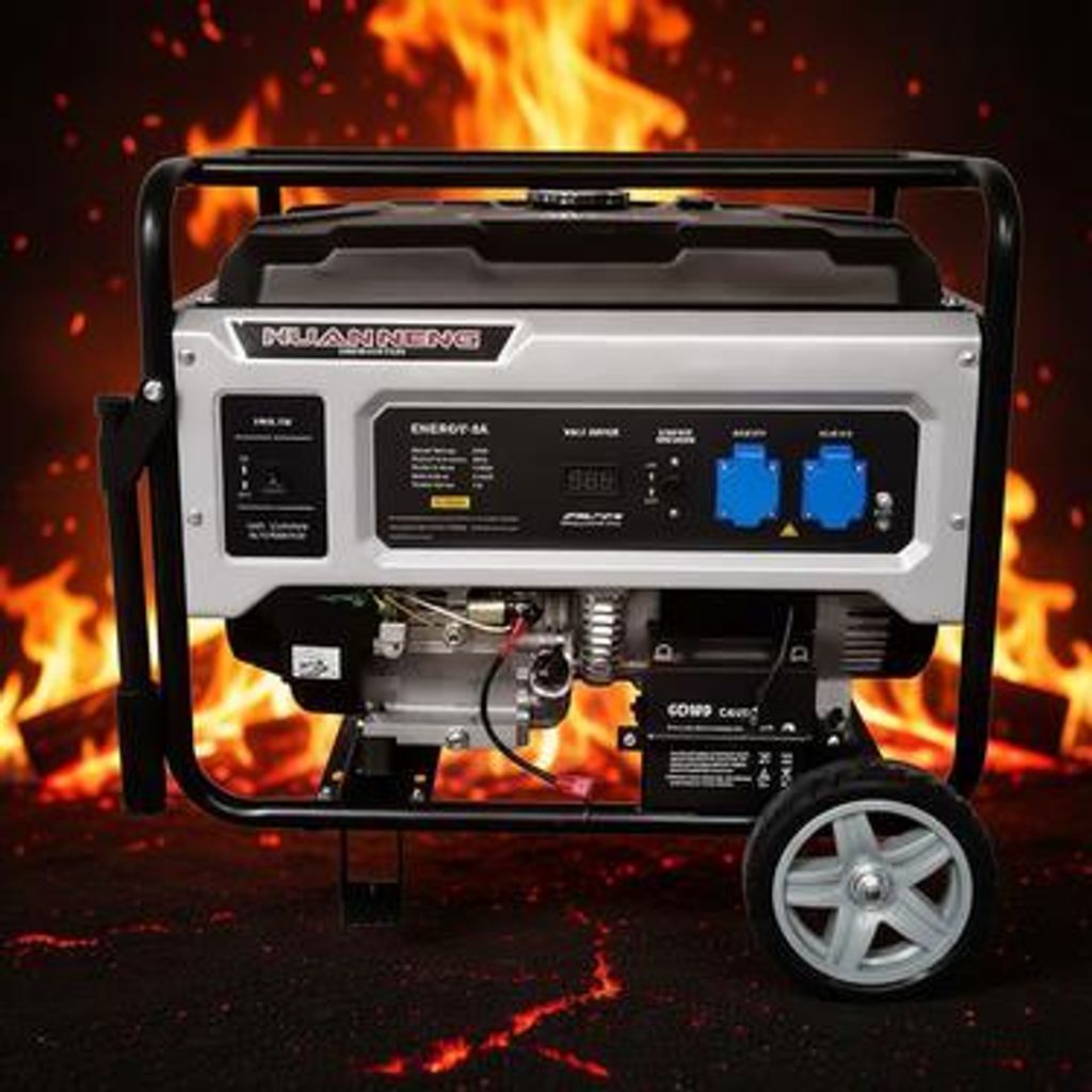 Huan Neng Benzin Generator (5,0/5,5 kW, E-Start und Räder Produktbild 