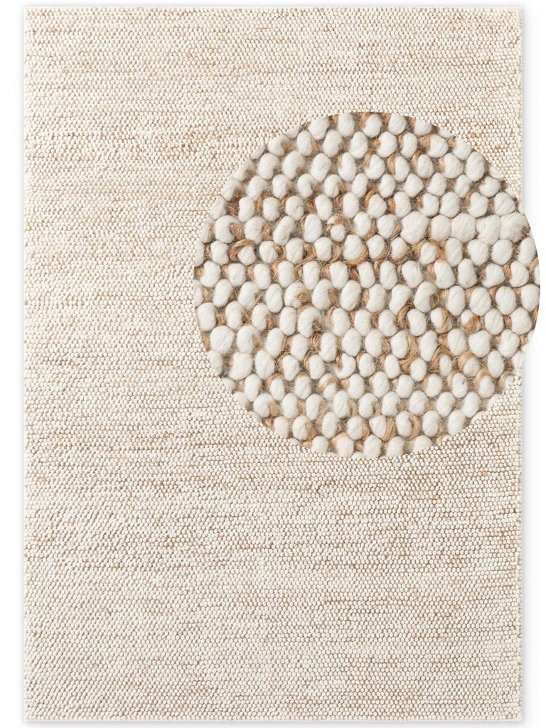 Tapis en jute et laine Villeroy & Boch, modèle "Peas", Image du produit 