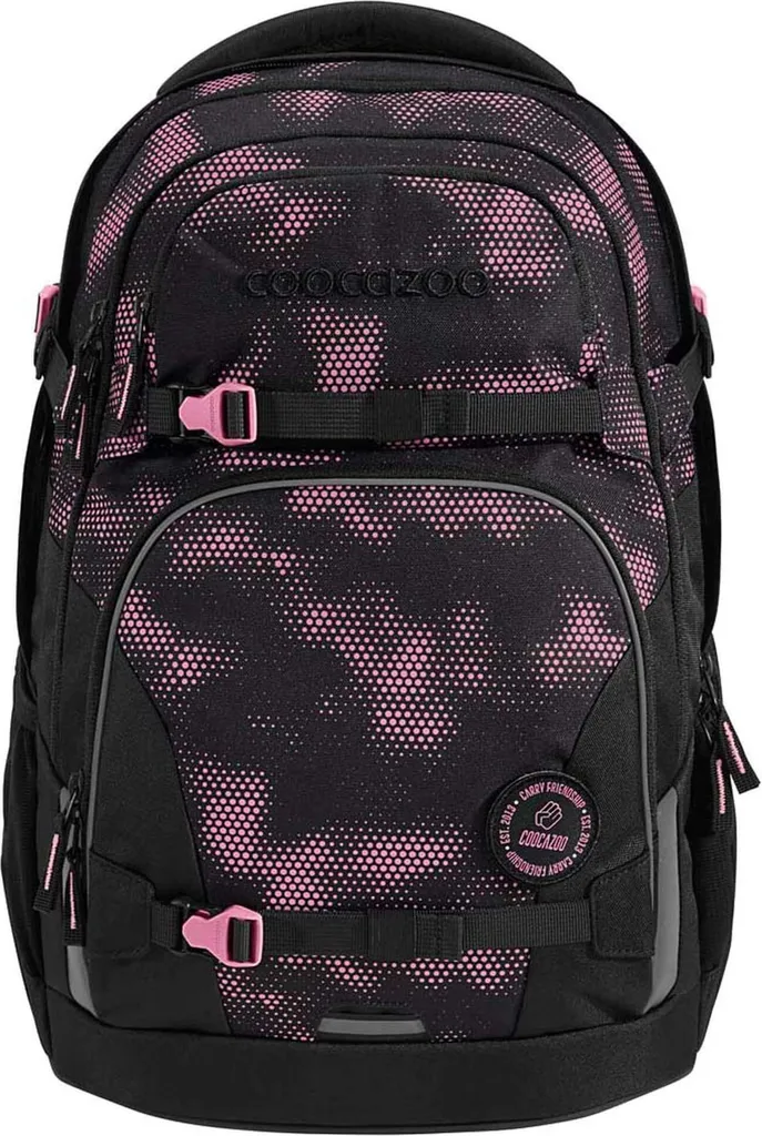 coocazoo zaino della scuola Porter Backpack Pink Illusion nero