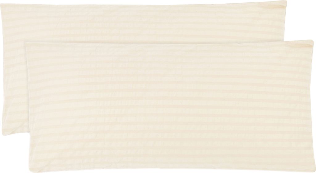 2er Set Kissenbezüge mit HV20 100% Baumwolle, 40x80 cm in Produktbild 