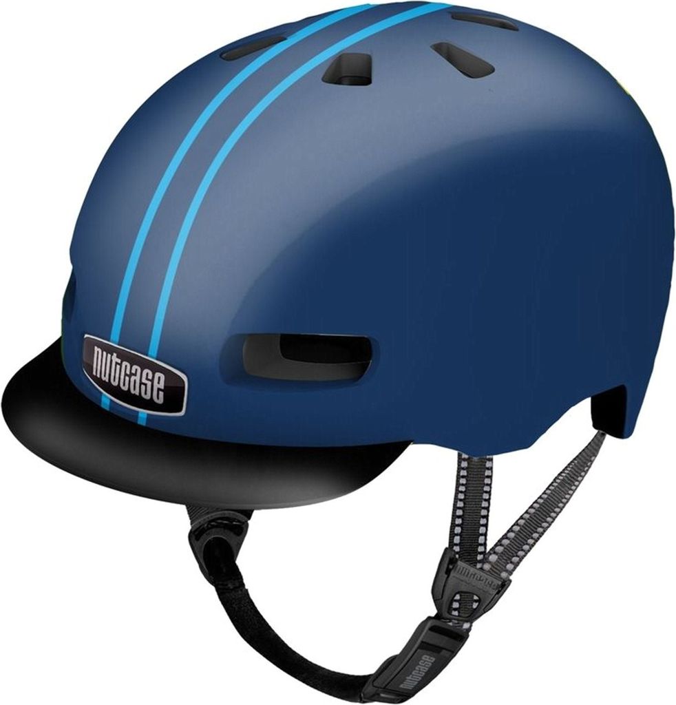 Nutcase Fahrradhelm Street Mips Gloss , Ozean Stripe, S Produktbild 