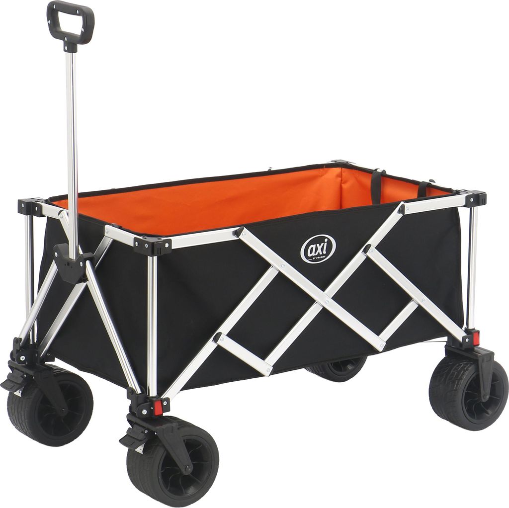 AXI SB151 Faltbarer Bollerwagen in Schwarz / Orange | Produktbild 
