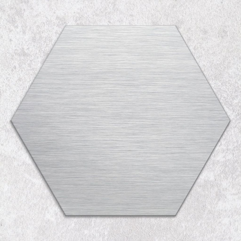 Glas-Herdabdeckplatten Glaskeramikkochfeld-Abdeckung Spritzschutz Glas Hexagon Schneidebrett 40 cm Metall