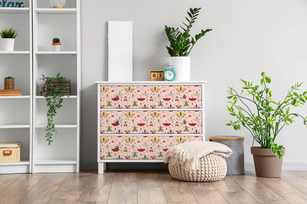 Restyling Mobili Creativo - Pellicola Autoadesiva Rane e Insetti - 2