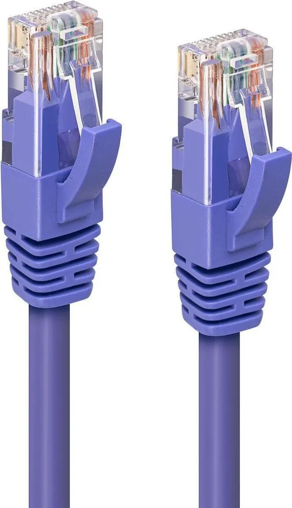 Microconnect MC-UTP6A20P Câble Ethernet Cat6a U/UTP Violet de 20m