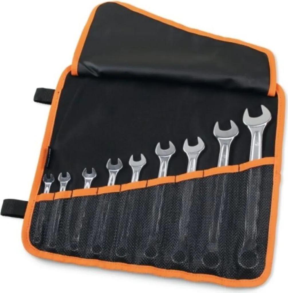Set de 9 Clés Mixtes BETA Robustes dans une Sacoche en Polyester Noir