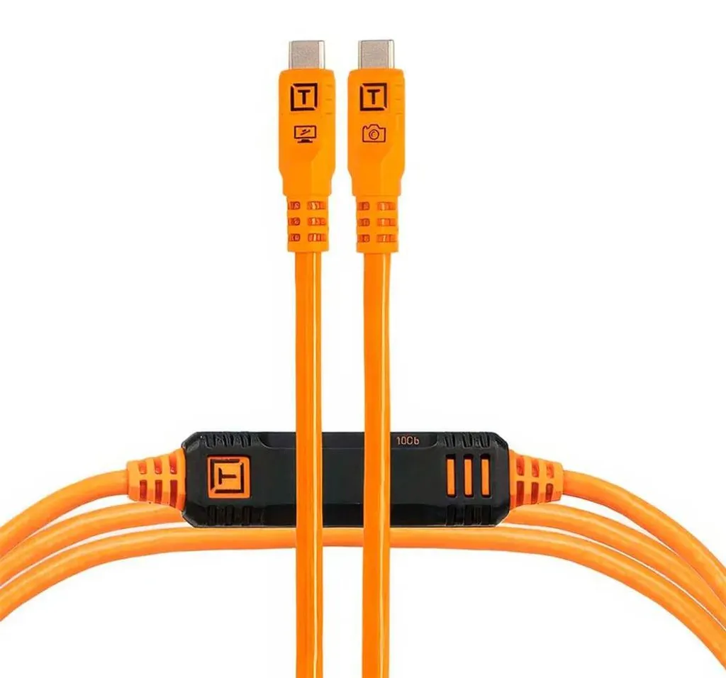 Câble de transfert TetherPro USB-C Optima 10G 4,6m pour boîtier photo