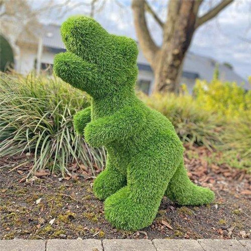 AniPlants, Grasfigur, "Dinosaurier", T-Rex, groß, Gartendeko, 70cm