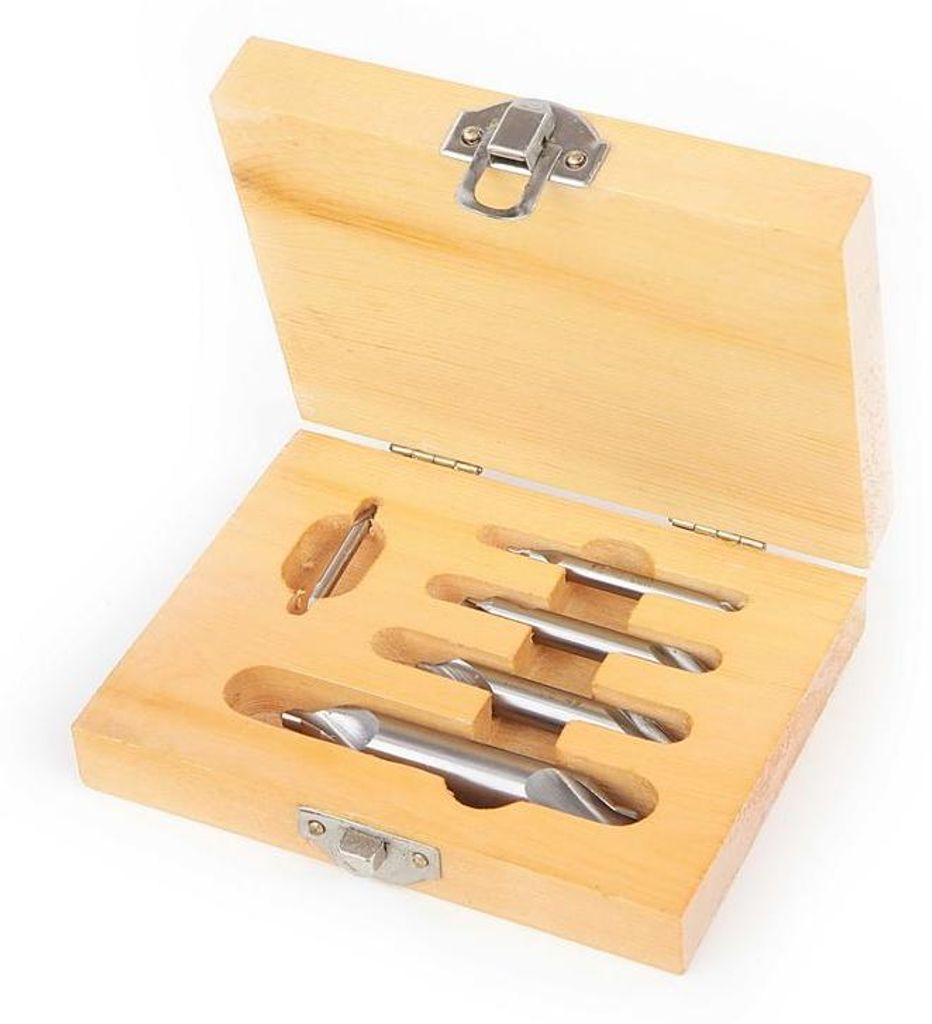 HBM 5-teiliger HSS-Zentrierbohrersatz – 5 % Kobalt, kurz