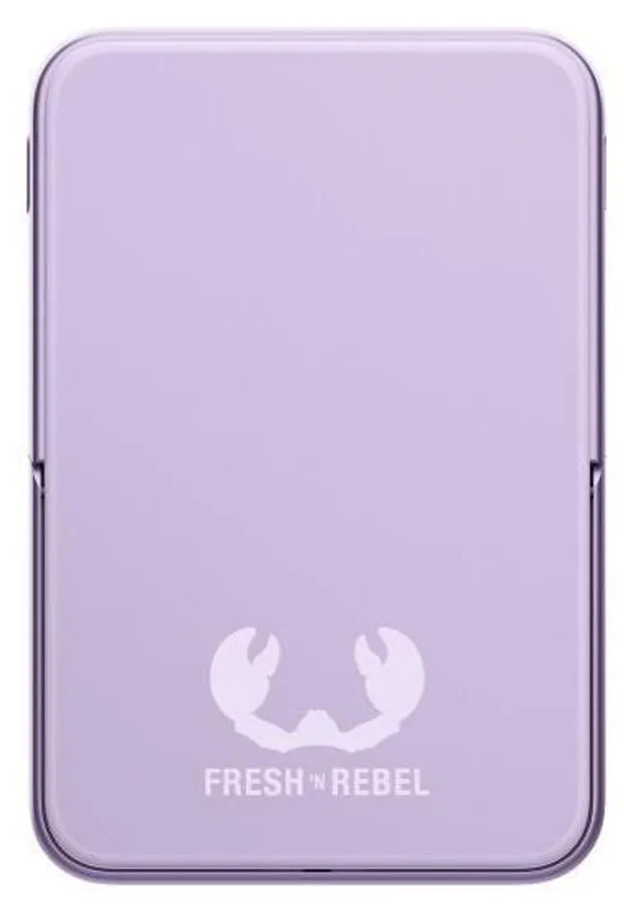 Batterie Externe Fine 5000mAh Dreamy Lilac avec Fixation Aimantée