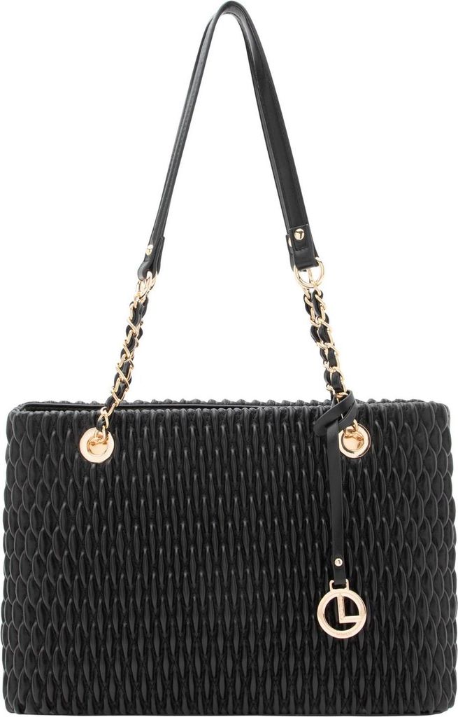 L.CREDI Schultertasche Roxanne Crossbody Bag Black schwarz