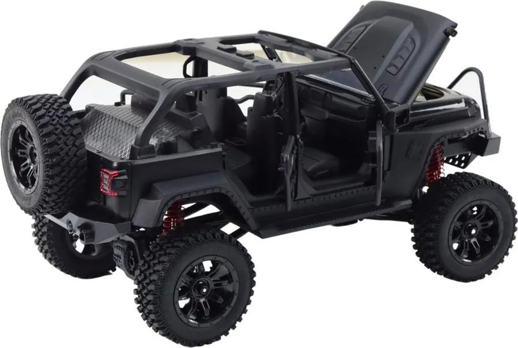 Voiture télécommandée incassable RC 4X4 noire pour terrains difficiles - 4