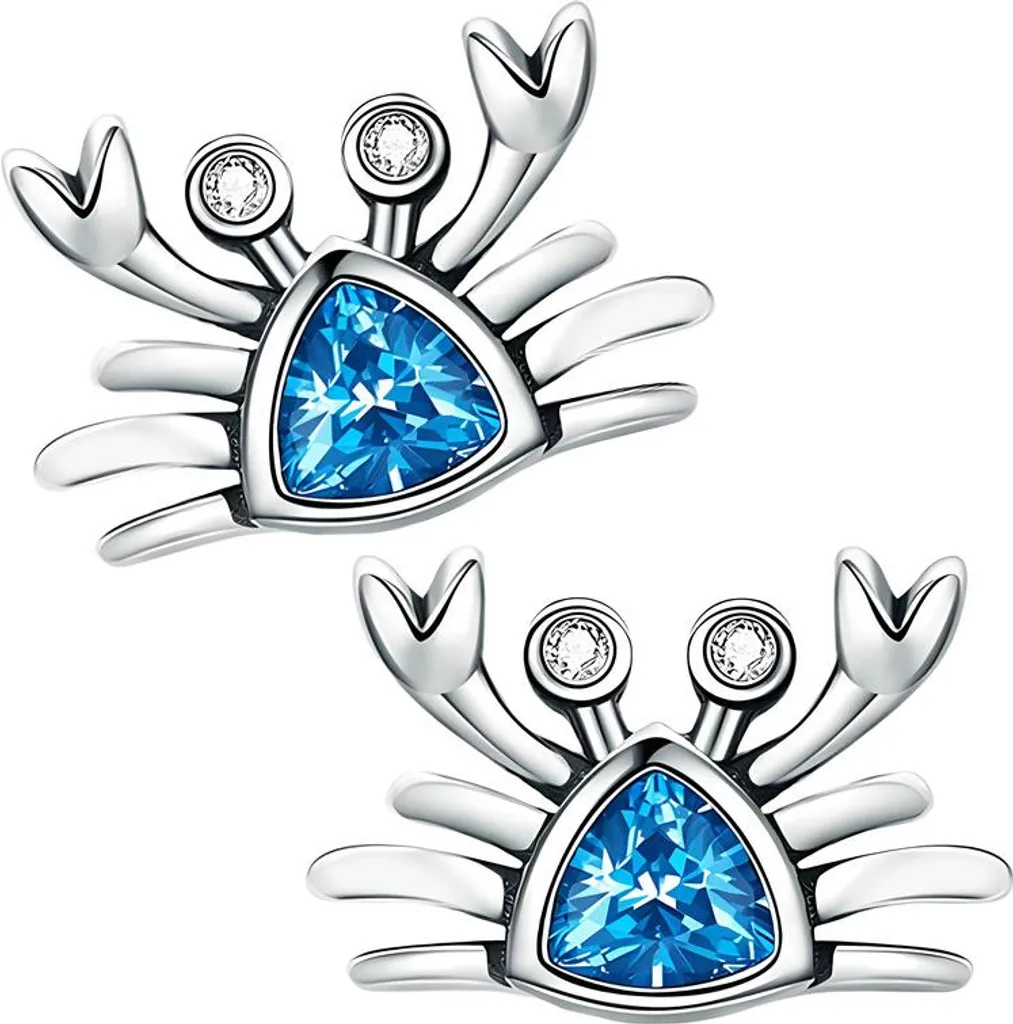 Orecchini Bambina Granchio Argento 925 Trusky - Idea Regalo Estate