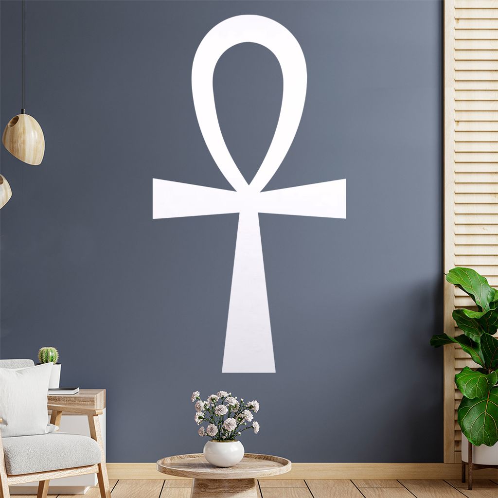Ankh - Anch Wandtattoo in 6 Größen - Wandaufkleber Wall Sticker - Dekoration, Küche, Wohnzimmer, Schlafzimmer, Badezimmer