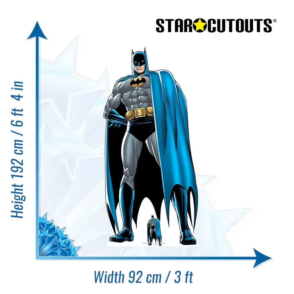 Batman Standy 192cm per Feste a Tema - DC Comics Cardboard Cutout - 4