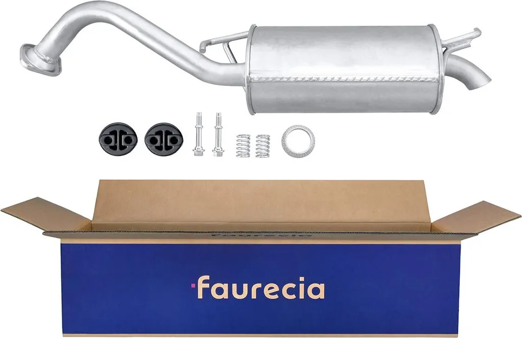 Pot d'échappement arrière pour TOYOTA COROLLA - Silencieux FAURECIA
