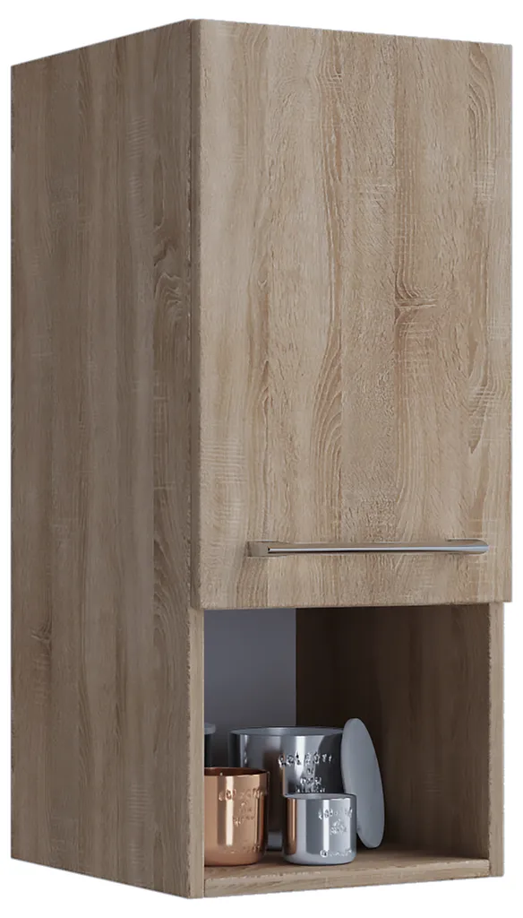 Midischrank Badinos VCM - Sonoma Quercia 76x33x37 - Alta Durabilità