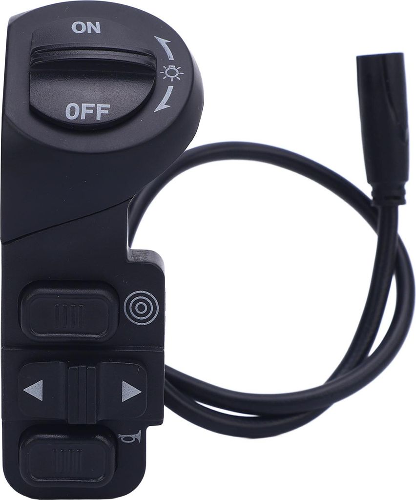 POENVFPO Roller-Licht-und Drehsc Halter, 7/8 "integrierter Motorrad-Lenkschalter mit Blinker-Horn aus fr Smart Gyro