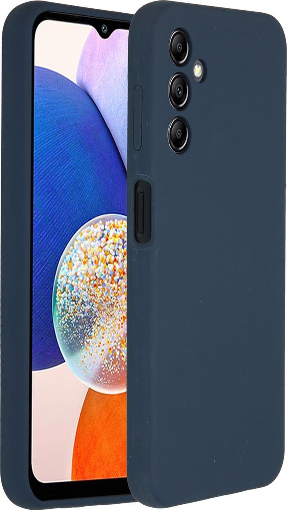 Accezz Liquid Silikoncase Samsung Galaxy A14 (5G) - Dunkelblau