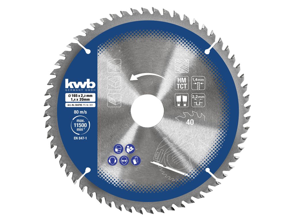 kwb 584795 Kreissägeblatt-Set 165 x 16 mm 1 | Kaufland.de