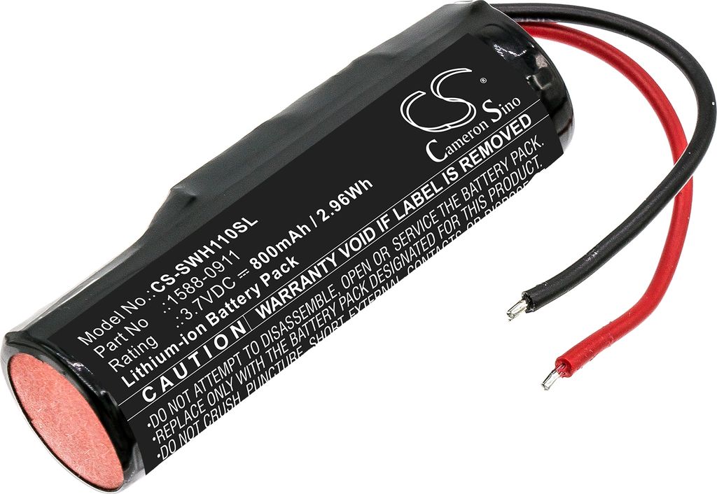 TECHTEK Akku Kompatibel mit [Sony] WF-1000XM3 Charging Case, WF-SP900 Ersetzt 1588-0911