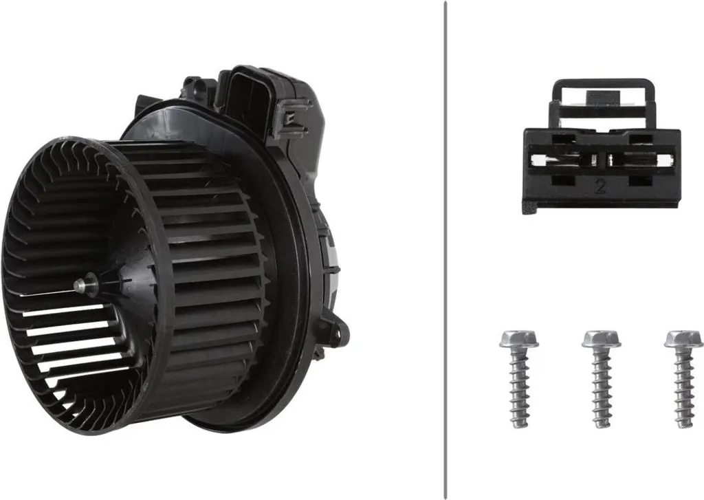 Réparer ventilation BMW Série 1 : Ventilateur HELLA 12V 318W Fiable