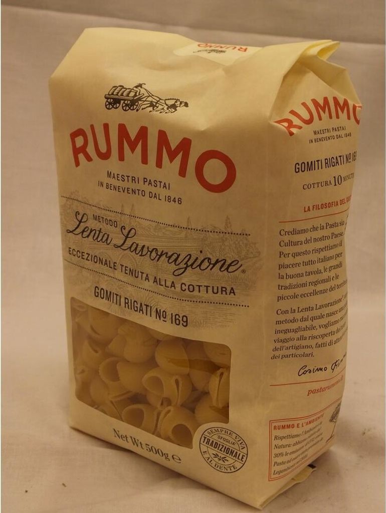Rummo Lenta Lavorazione Gomiti Rigati Nr. 169 500 g Produktbild 