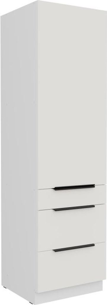 Potravinová skříň se šuplíky LUNARA - šířka 60 cm, bílá Obrázek produktu 