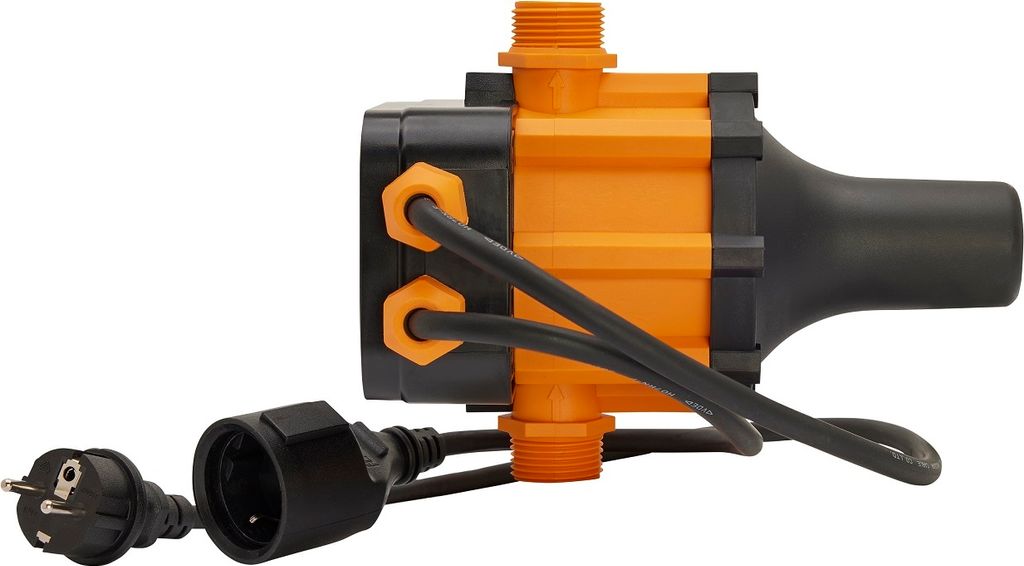 CHM GmbH® Automatische drukregeling EPC-1 met droogloopbeveiliging drukschakelaar tuinpomp inschakeldruk instelbaar