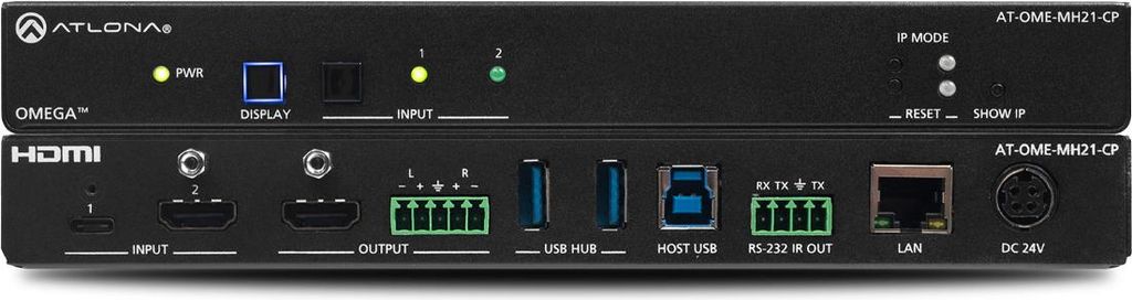Atlona AT-OME-MH21 Switcher für zwei Input-Signale