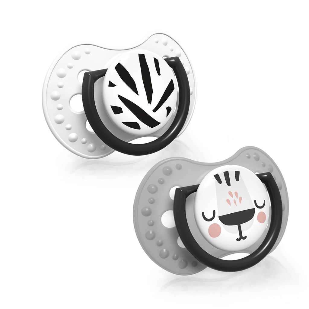 LOVI Schnuller Silikon dynamisch Salt&Pepper 3-6 m 2 St. 22/878