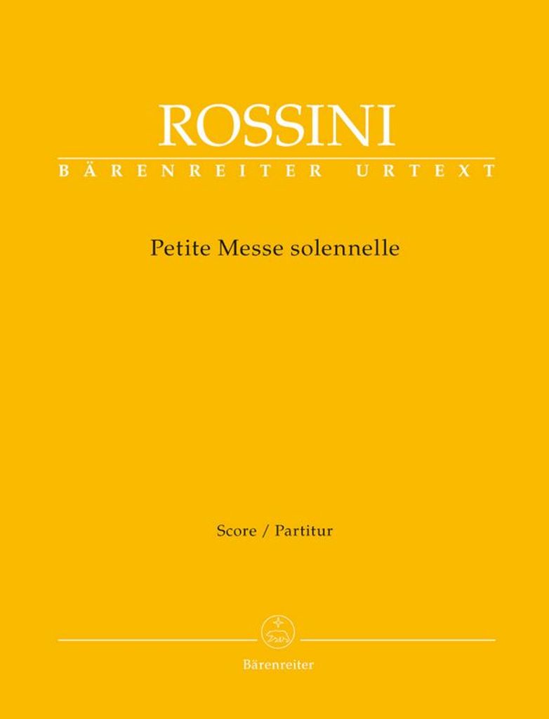 Petite messe solennelle für Soli, gem Chor, 2 Klaviere und Harmonium Partitur