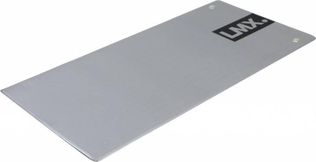 Lifemaxx LMX Studio Fitnessmat 120 x 60 cm Grau/Silber
