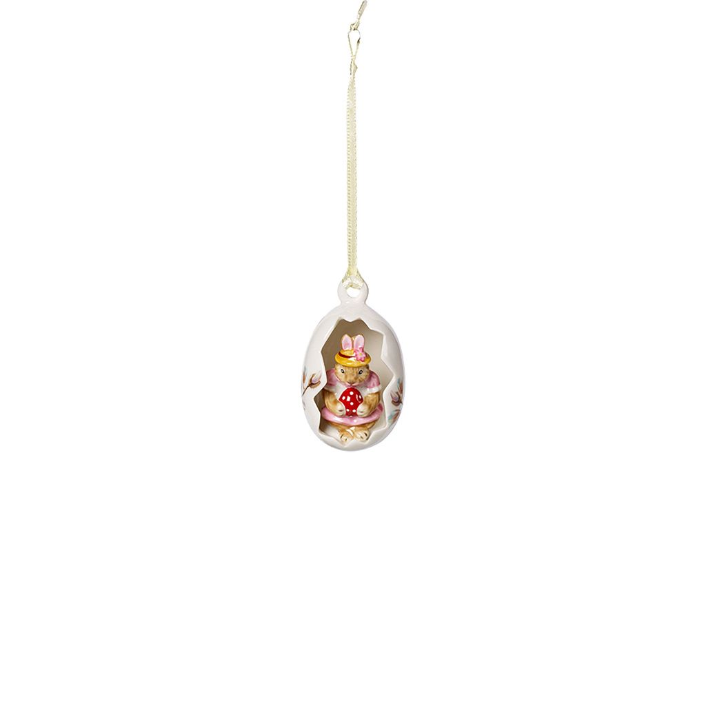 Villeroy & Boch Bunny Tales Ei-Ornament Anna Blüten rosa 7 Produktbild 