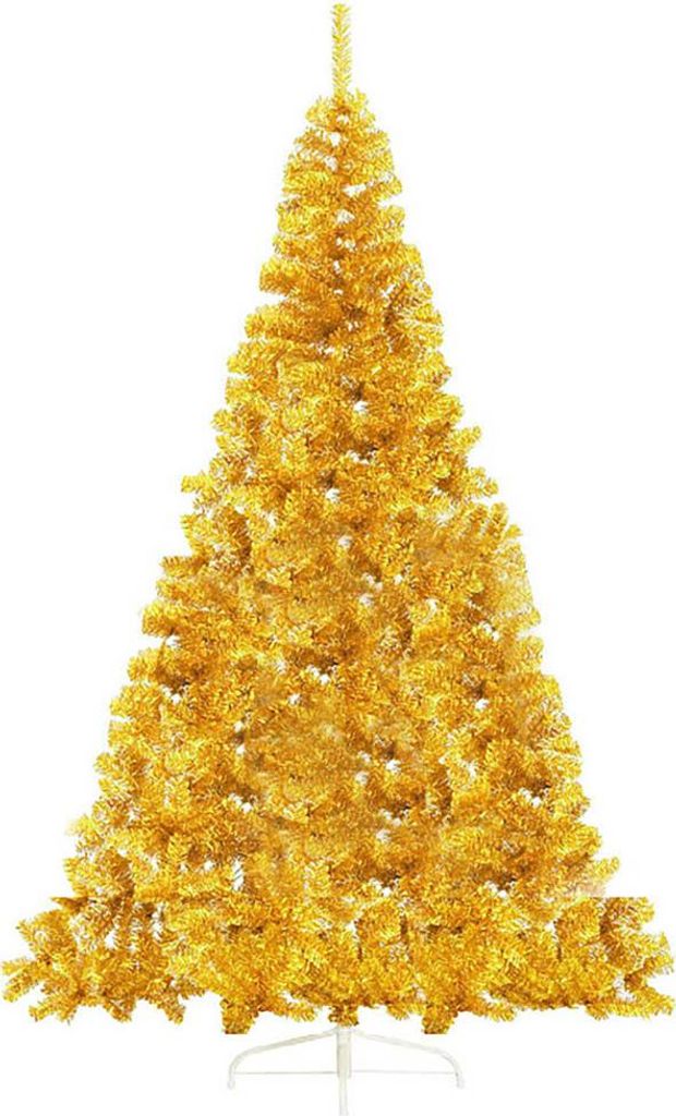 Zlatý umělý vánoční stromek, 210cm 1000 větví Obrázek produktu 