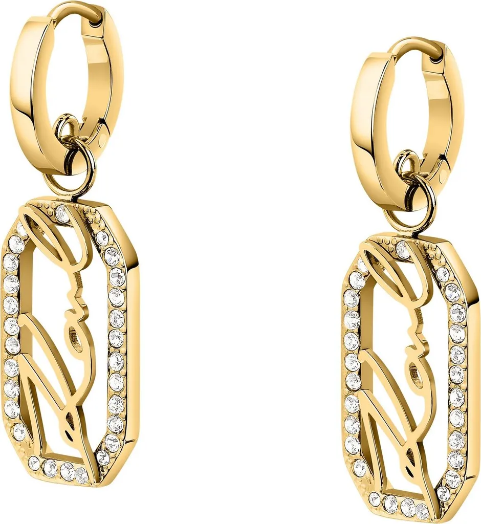 Karl Lagerfeld Orecchini KLAYC45 Donna Cristalli | Look Rock-Chic