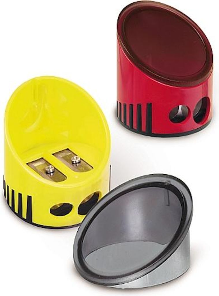 Eisen Trendy Doppelspitzer aus Kunststoff, 2 Löcher, 427P