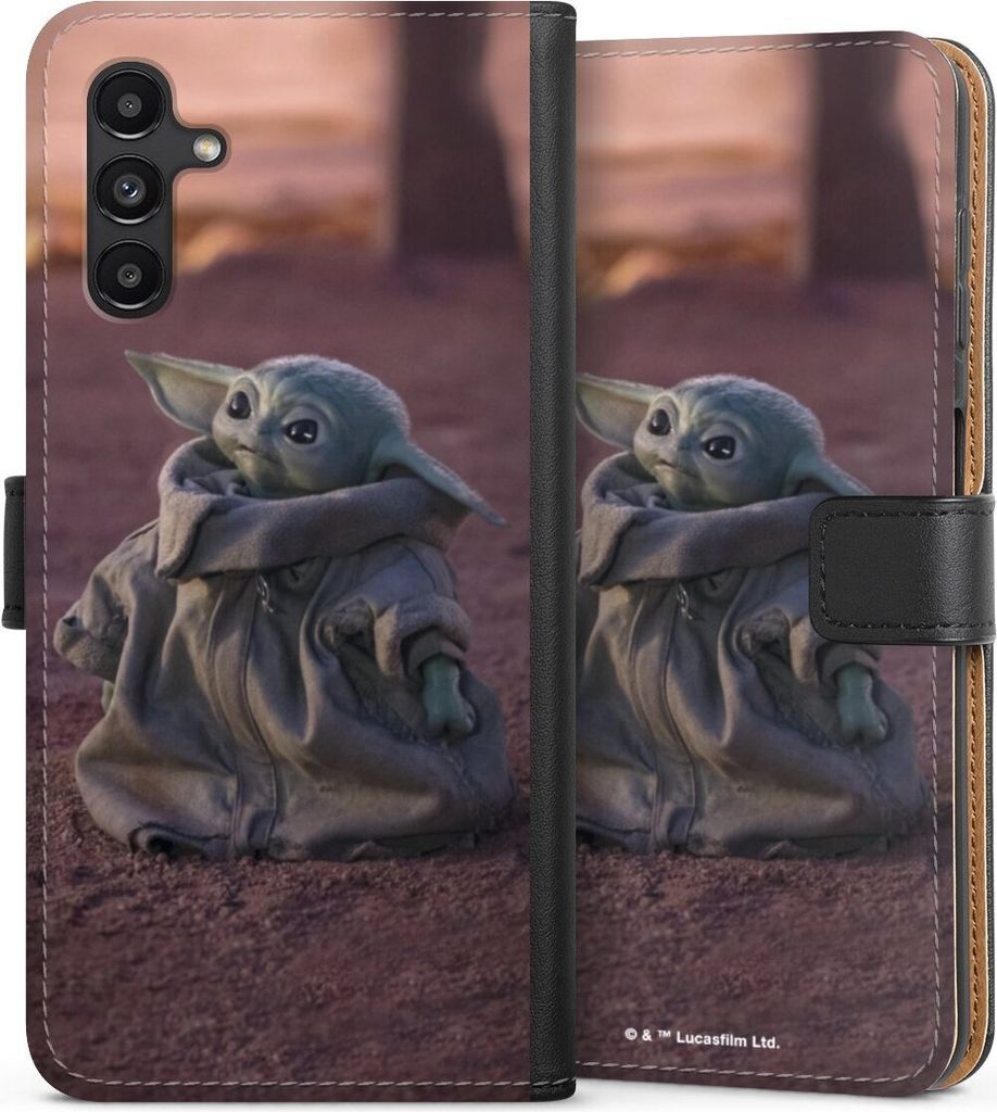 DeinDesign Klapphülle für Samsung Galaxy A04s Handytasche Lederhülle Tasche Star Wars Baby Yoda The Child