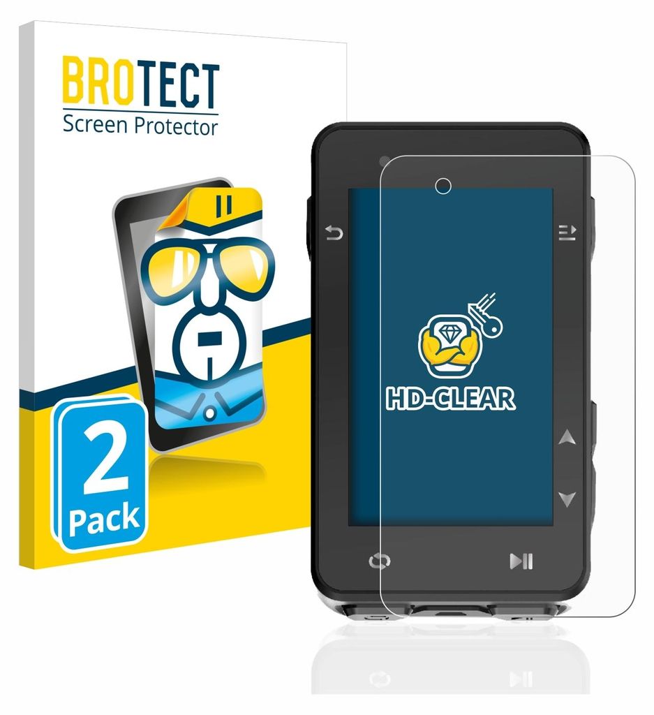 2x Für iGPSPORT iGS630 Schutzfolie BROTECT Displayschutz Produktbild 