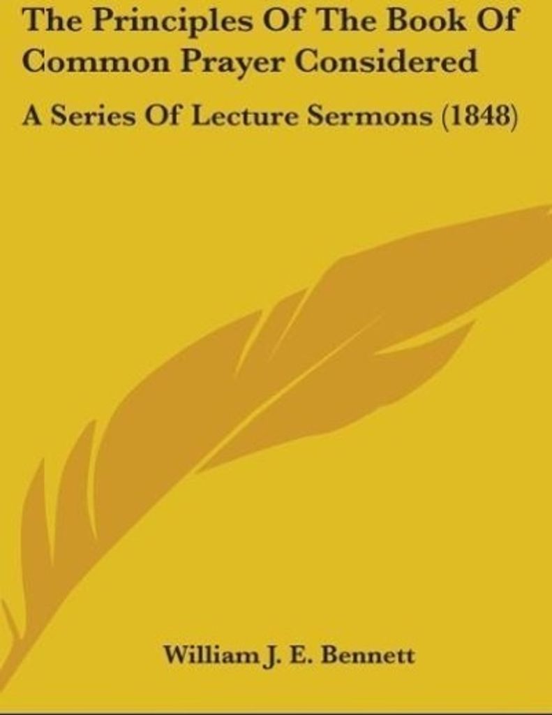 The Principles Of The Book Of Common Prayer Considered
