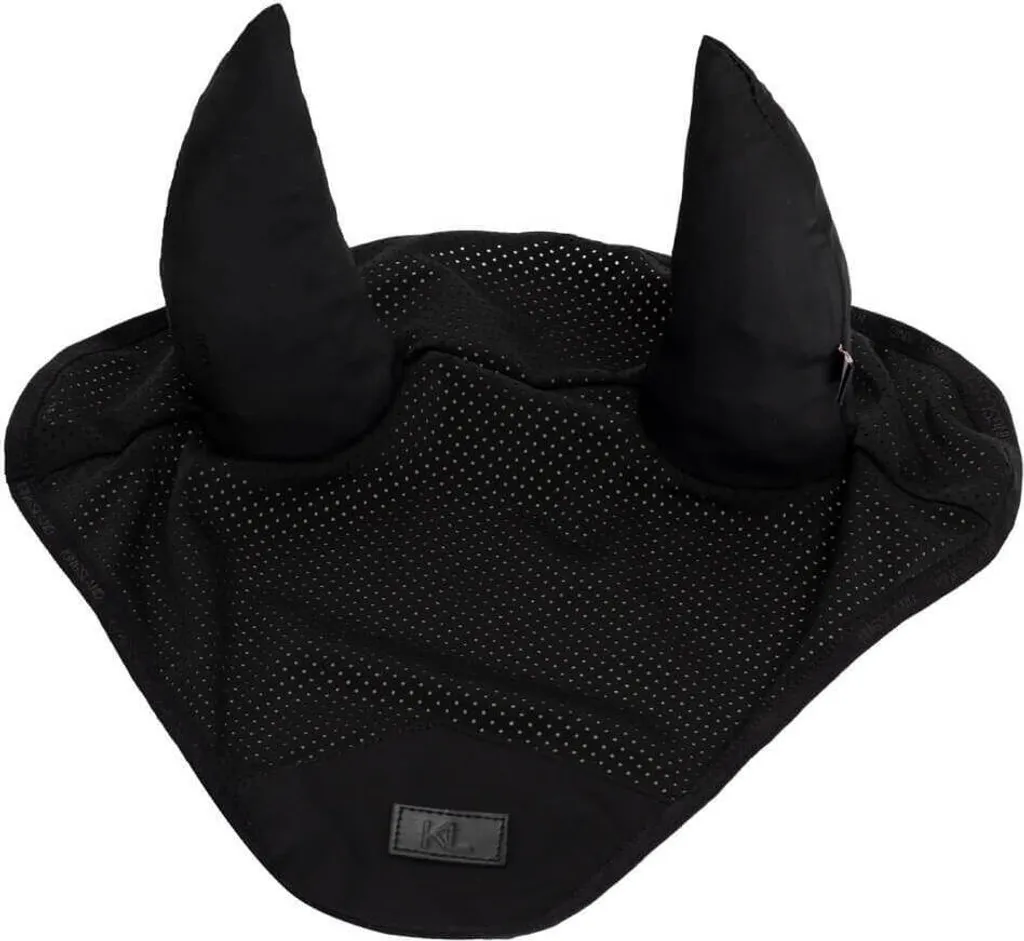 Bonnet à mouche pour cheval Kingsland KLJullena Summer 2024 Noir Full