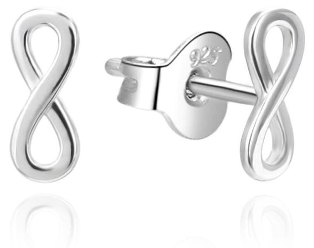 Silberne Ohrringe Infinity AGUP3498