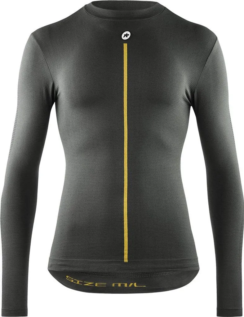 Assos 2/3 P1 Baselayer manches longues Respirant et Léger Homme Gris