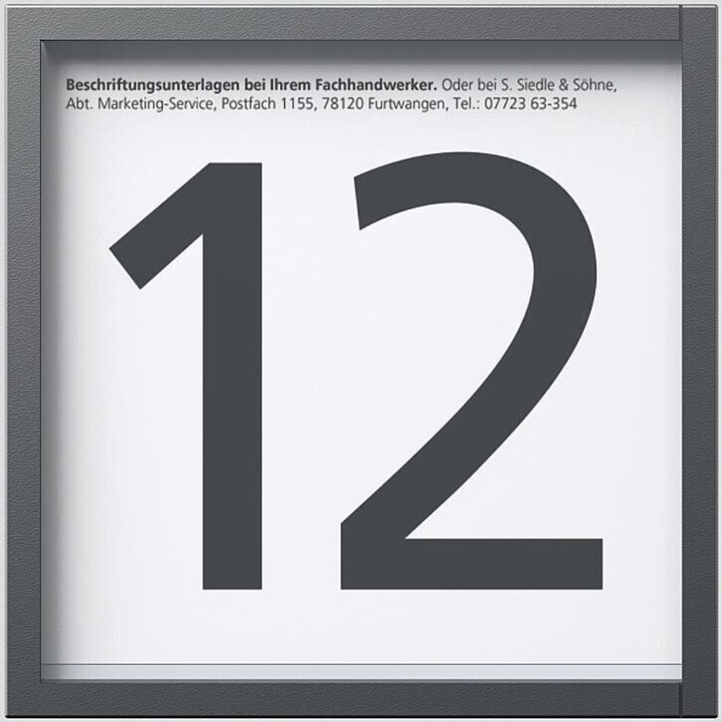 Siedle&Söhne Informationsfeld IM 700-0 DG 210012697-00