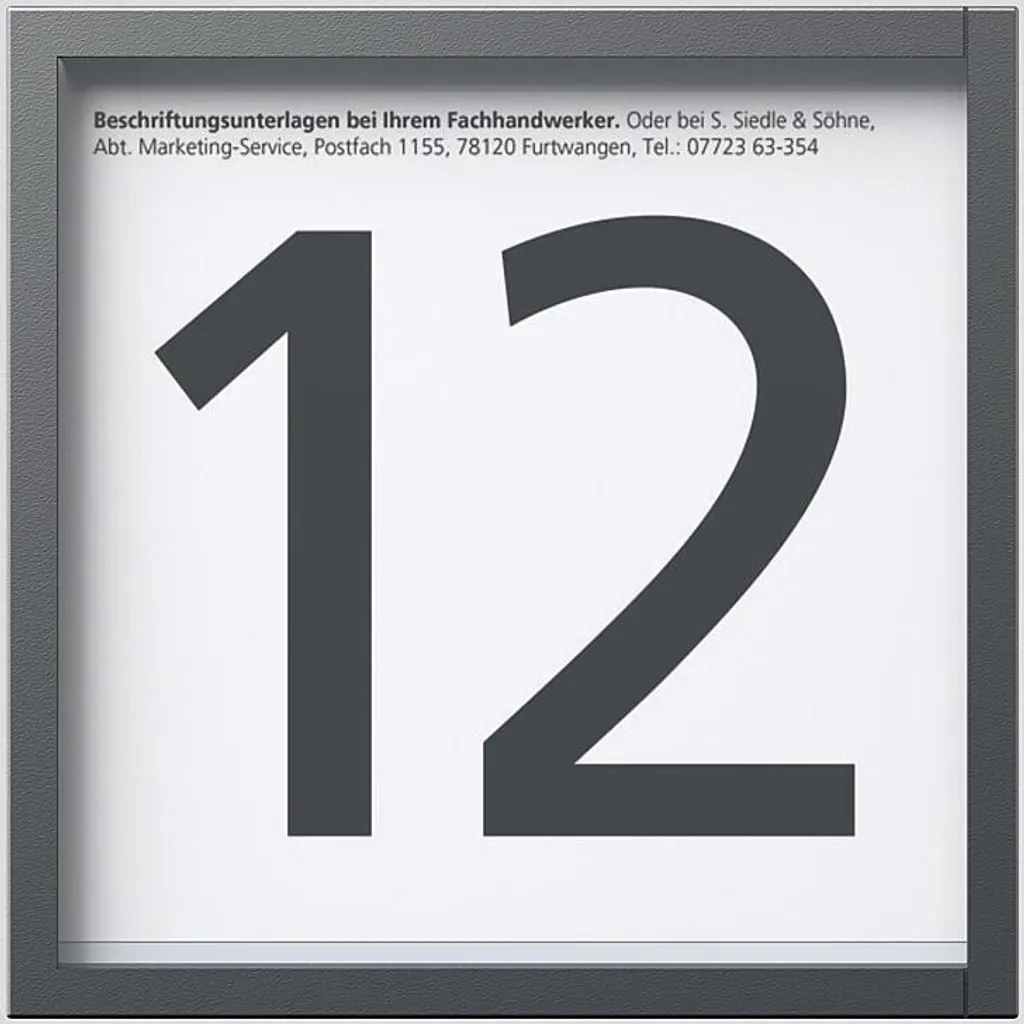 Module d'information IM 612-0 DG Siedle Vario gris foncé 200038801-00