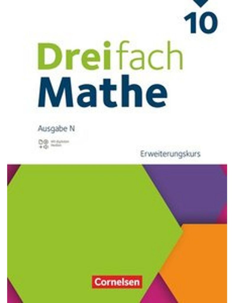 Dreifach Mathe 10. Schuljahr - Ausgabe N - Erweiterungskurs Obrázok produktu 